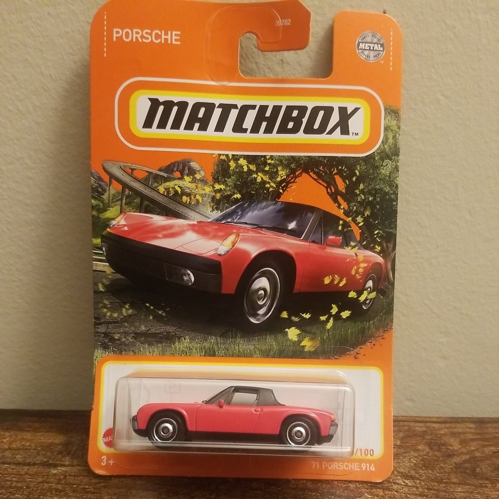 Brand New 2021 Matchbox 1971 Porsche 914 Red & Black (45/100)